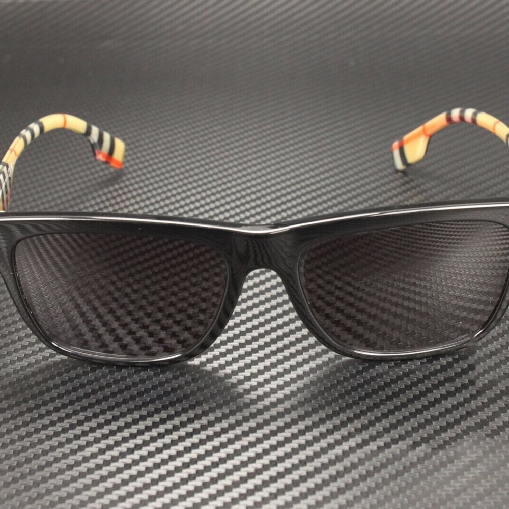 Burberry Unisex Stripe Polarized Sunglasses - Picture 3 of 3